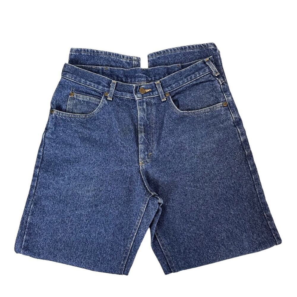 Vintage Lee Riders Jeans 31x29 80s Cotton Denim High Waist Rise Tapered Leg USA